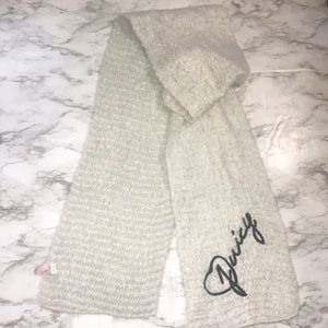 Juicy Couture Grey Knit Scarf
